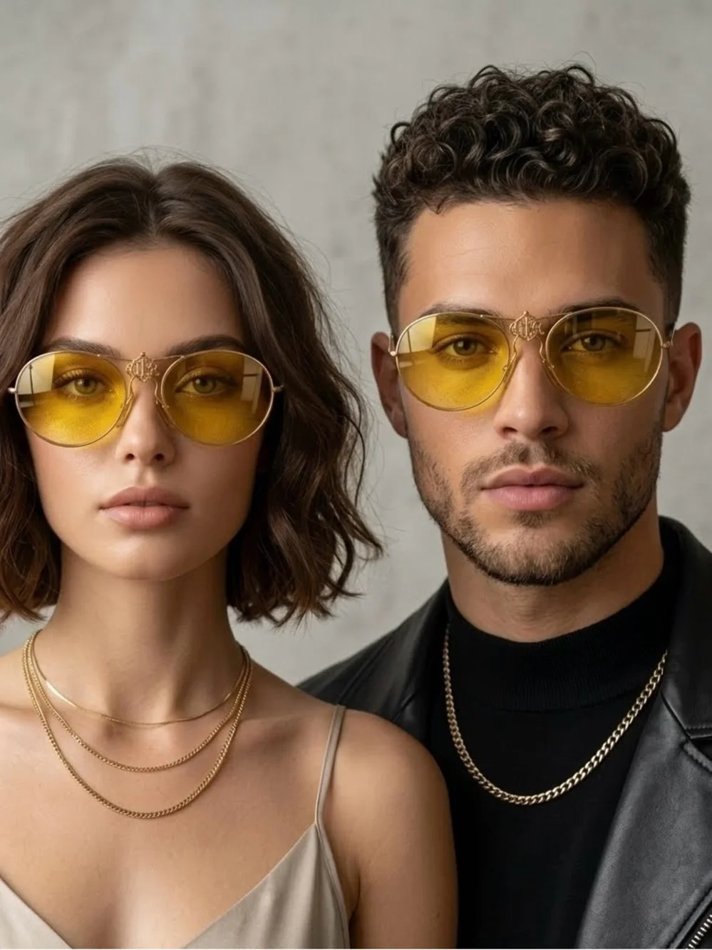 Dior 2640 Royal Crest DeadStock 80s Wire Aviator Custom Sunglasses Lens Full Set